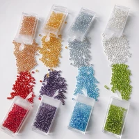 3mm 5g silver filled transparent bulk rice beads beaded glass necklace bracelet accessories diy jewelry accessories