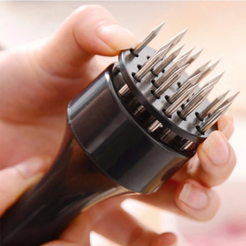 Kitchen Stainless Steel Gadget Meat Tenderizer Needle Hammer Beef Steak Pork Loose Tool Cooking Accessories | Дом и сад