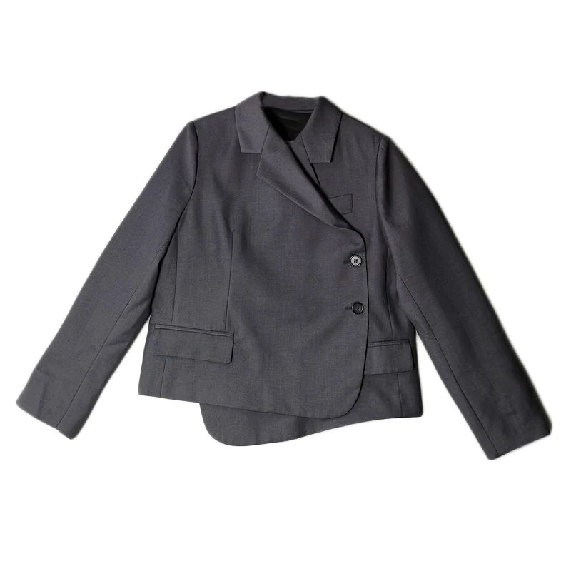 

Solid Retro Small Suit Jacket Women Spring Korean Style Loose Casual Suit Thin Coats