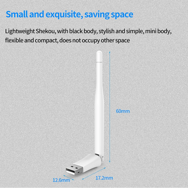 Беспроводной usb-адаптер GLSMART GLW311MA 150 Мбит/с сетевой адаптер с высоким