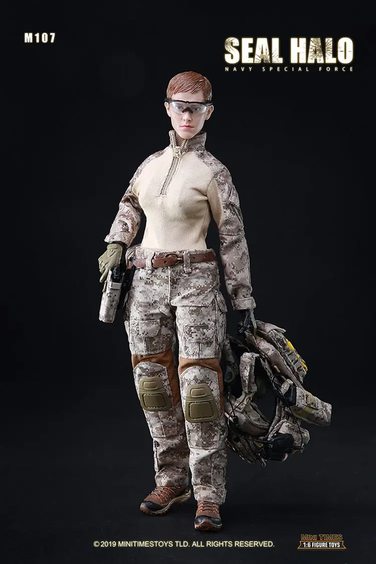 1/6 масштаб 12 ''темно-синий котик M017 полный комплект фигурок ореолов для женщин