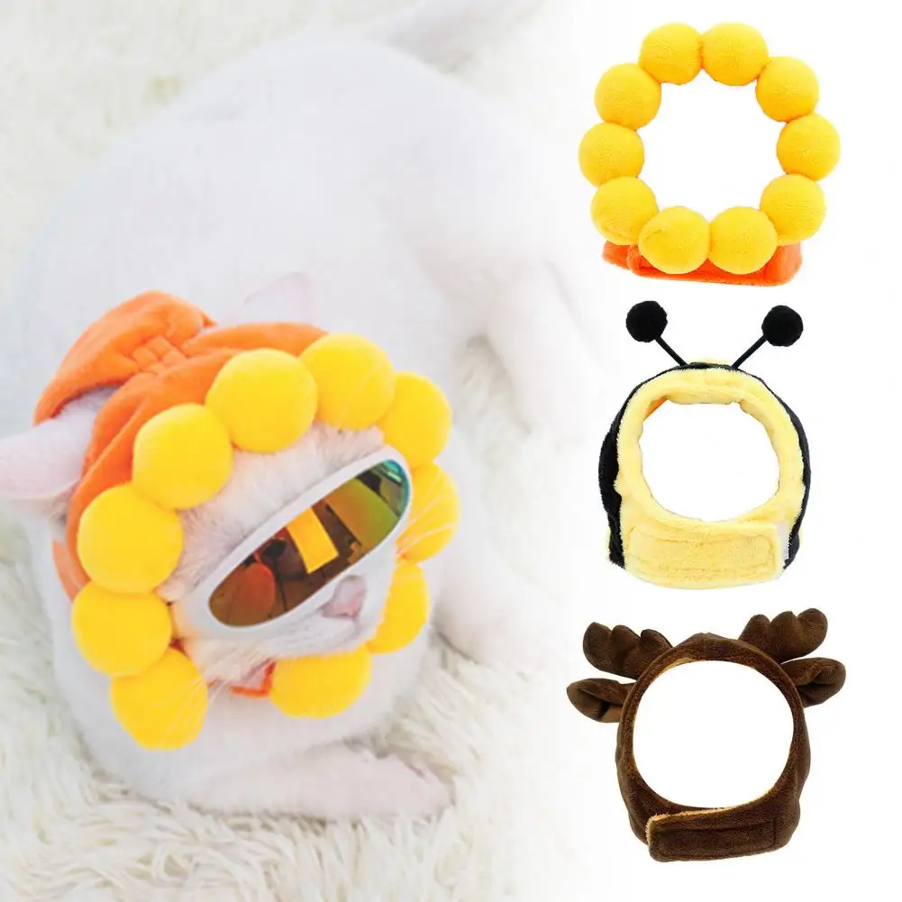 

Плюшевая хлопковая шапка в мультяшном стиле, зимняя искусственная мягкая теплая шапка, головной убор, аксессуары, кошка, аксессуары для дом...