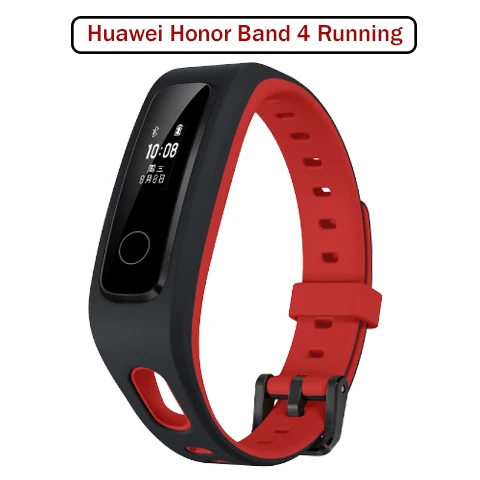 running 4 red Huawei Honor Band 4/4, умный Браслет для бега, 0,95 дюймов, умный OLED, для плавания, водонепроницаемый, Bluetooth, фитнес-трекер, сенсорный экран - Цвет: running 4 red