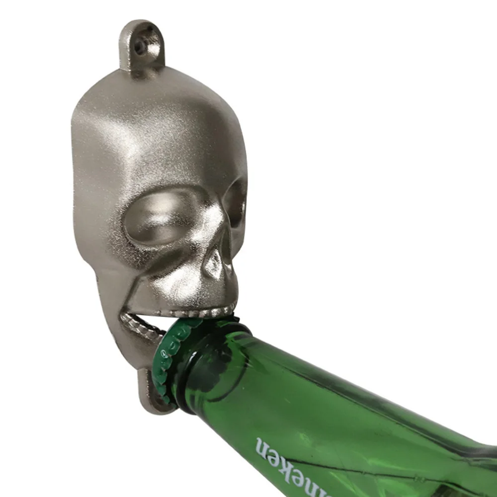 

Creative Horror Shaped Beer Opener Multifunctional Zinc Alloy Jar Opener Portable Skeleton Bottle Opener Beer Li