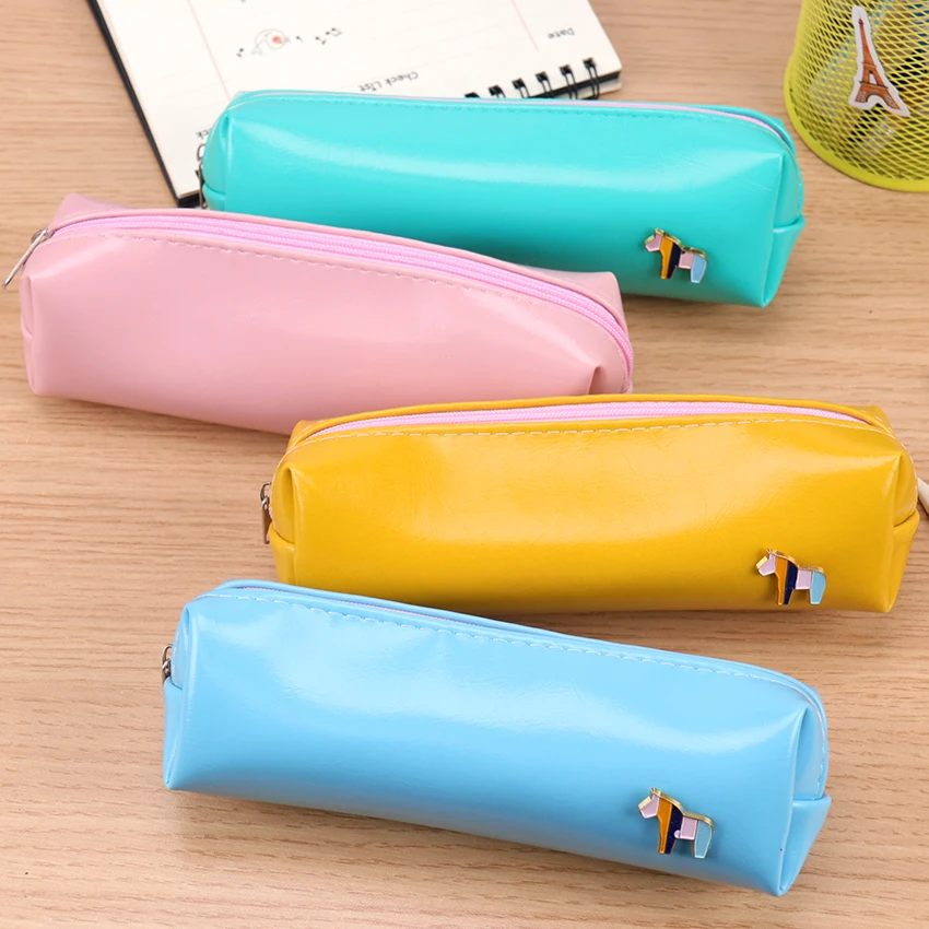 1 шт. офисные канцелярские принадлежности сумка для карандашей из ПУ кожи|Пеналы|