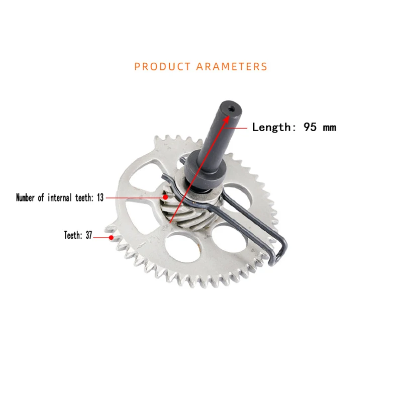 Шестеренка двигателя без хода 37T 13T стартер шестерни Звездочка для китайского