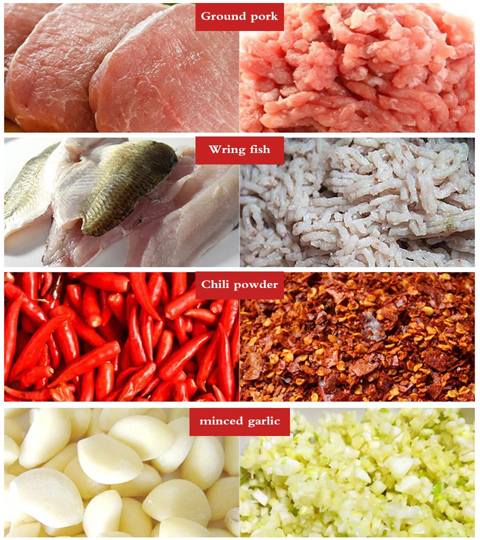 XEOLEO Коммерческая Мясорубка колбаса машина клизма машина электрическая мясорубка из нержавеющей стали 40-60 кг/ч Мясорубка колбаса