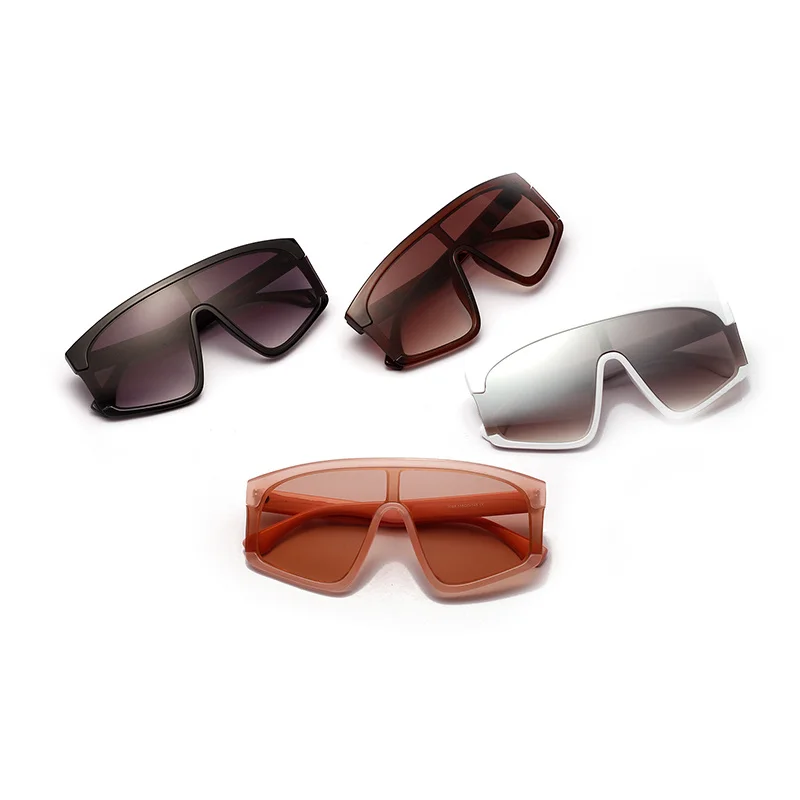 

Солнцезащитные очки в большой оправе для мужчин, популярные слитные солнечные аксессуары в европейском и американском стиле