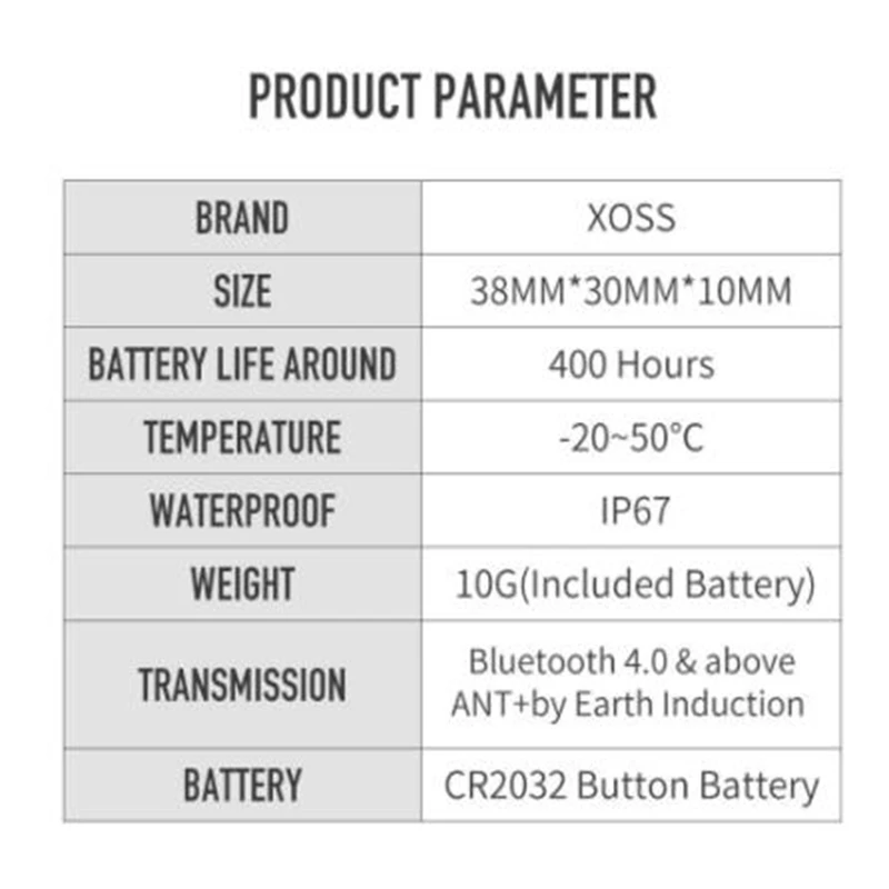 Датчик частоты вращения педалей XOSS датчик скорости и для велосипеда ANT + Bluetooth