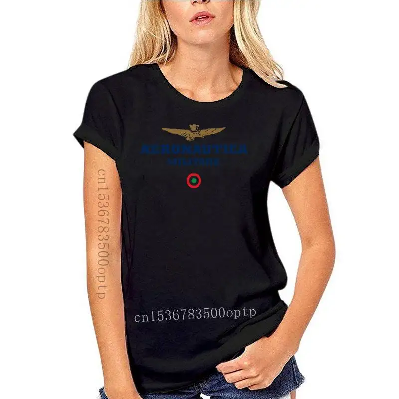Новинка 2020 летняя крутая женская футболка с коротким рукавом Uomo Donna Aero Military Logo Italia