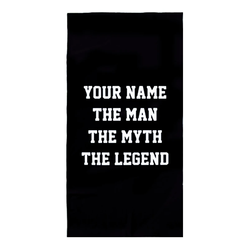 

Забавное персонализированное пляжное полотенце The Man The Myth The Legend, спортивное полотенце для бассейна на заказ, для ванной, отличные подарки па...