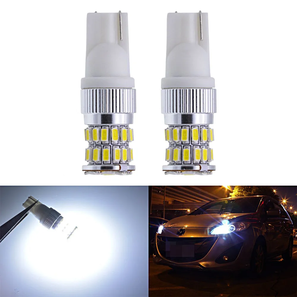 

Сверхбелый светильник 50X T10 36 Smd светодиодный 192 168 T10 светодиодный W5w Smd дневные ходовые огсветильник DRL Driving светодиодный парковочные фары авт...