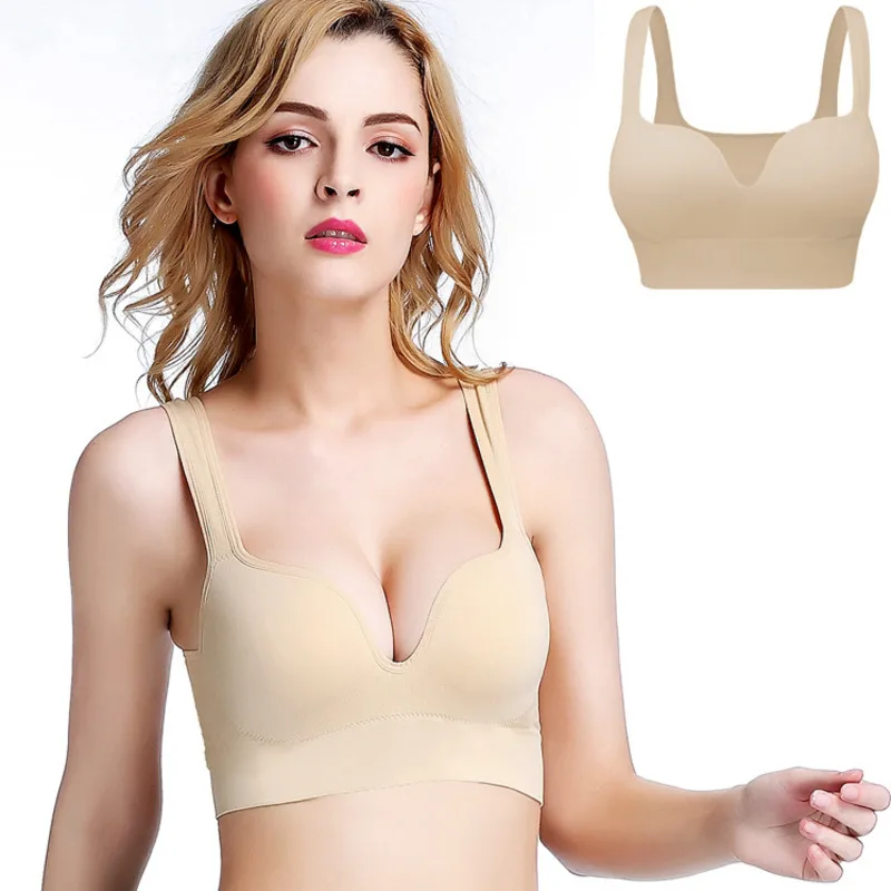 

Running Yoga Bra Seamless Women Camis Top Women Padded Camisole Summer Sexy Sleeveless Slim Low Chest Button Roupas Femininas