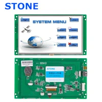 7 inch hmi 800480 touch display lcd module with controller board and rs232 rs485 ttl usb port