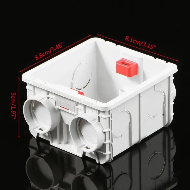 86-тип ПВХ распределительная коробка настенное крепление кассета для выключателя
