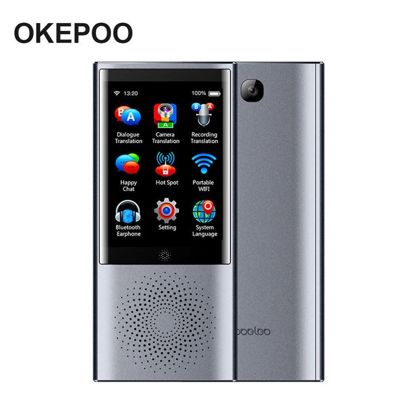 Boeleo W1 Портативный умный голосовой переводчик Многоязычная 2 8 &quotсенсорный экран