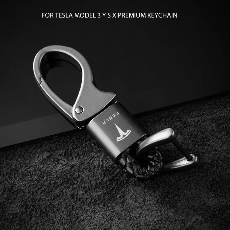 

High Quality Alloy Key Ring, Tesla Model 3 Model Y Model S Model X Waist Key, Tesla Auto Parts Interior Exterior 2021 2020 2019