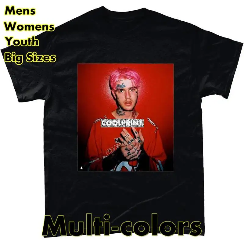 

Футболка Lil Peep Rap, Мужская футболка оверсайз, новые футболки с принтом
