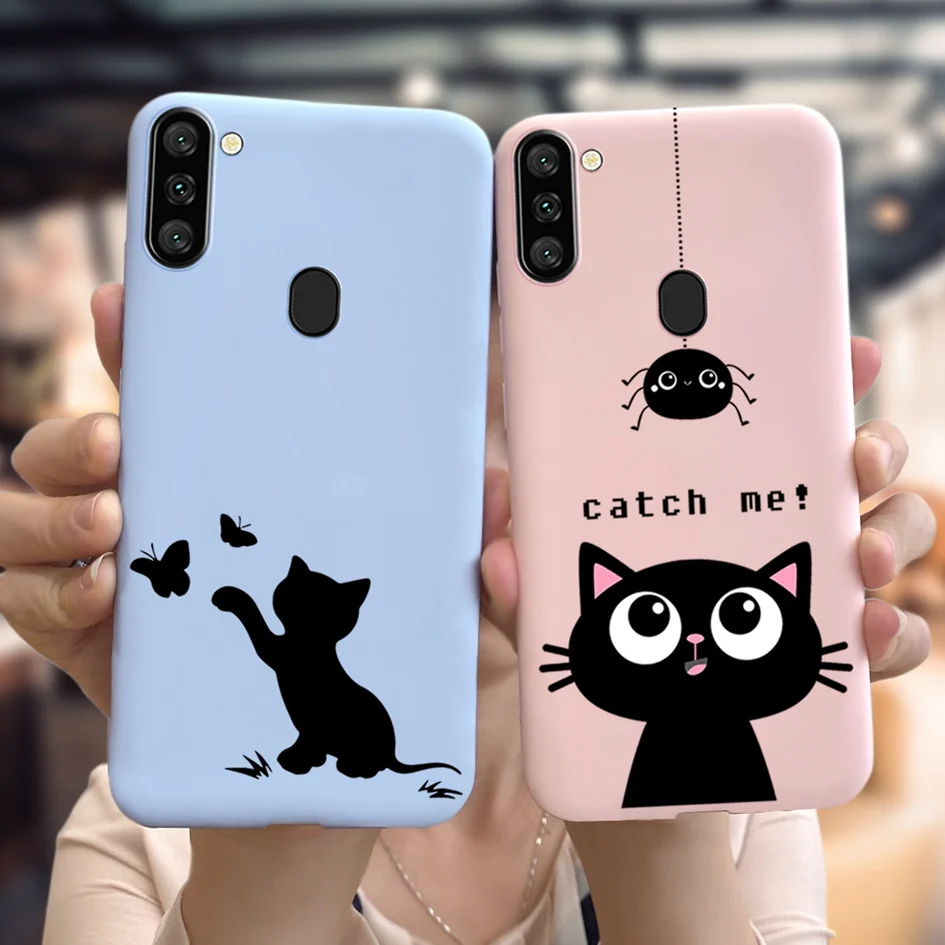 Мультяшный силиконовый чехол для Samsung Galaxy A10 A01 A11 A10s телефона мягкий из ТПУ A 01 10 10s
