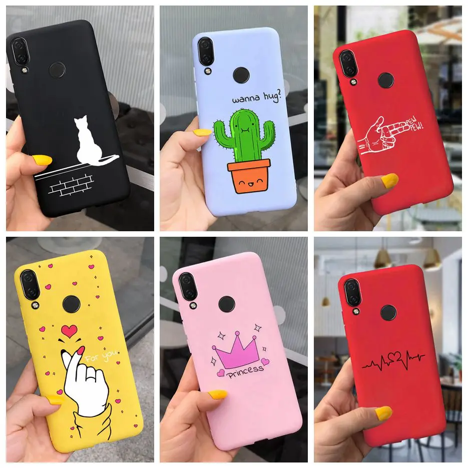 Чехол для Huawei Nova 3i чехол Nova3i силиконовая Мягкая задняя крышка из ТПУ милые