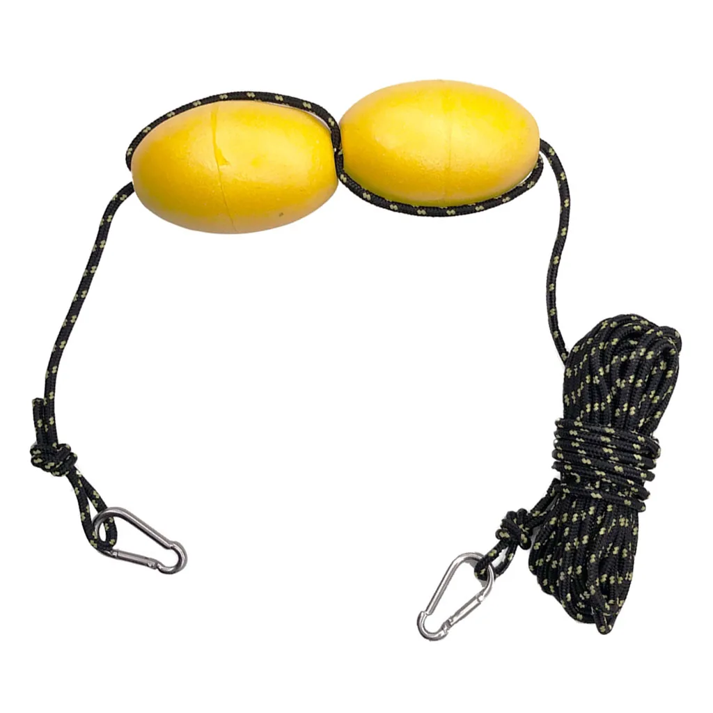 

1 Set Canoe Kayak Anchor Float Buoyant Accessories with Clip & Nylon Cord