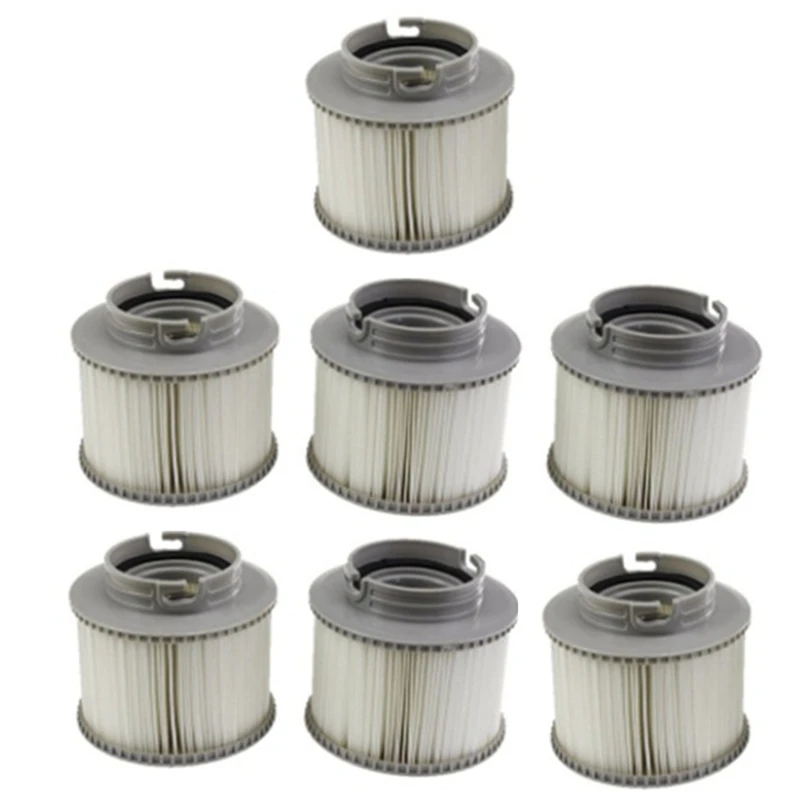 

7Pcs плавательный бассейн гидромассажная Ванна фильтрующий элемент надувной фильтр водяного картриджа для MSPA картридж фильтра для воды