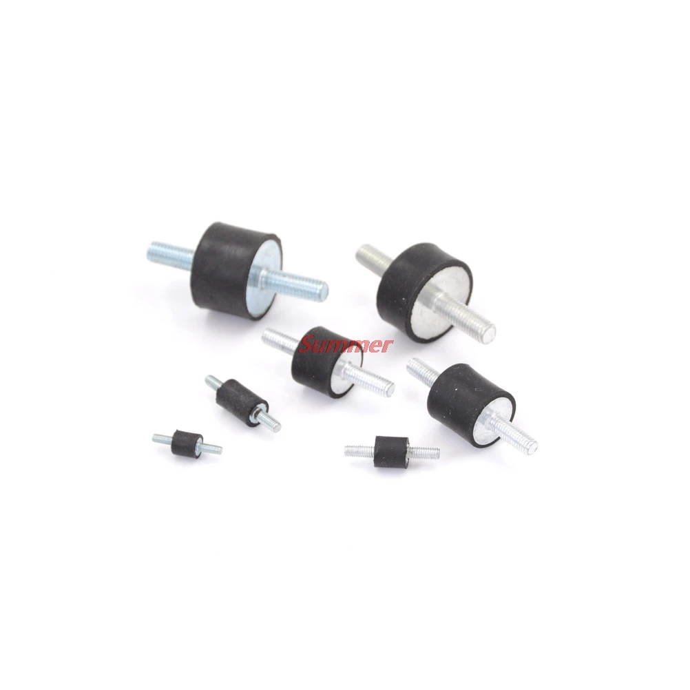 

1 Piece M3 M4 M6 M8 Rubber Shock Absorber Double External Thread Rubber Anti-vibration Vibration Isolator Durable Popular