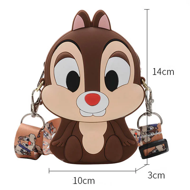 

New2021 Disney silicone Kiki and Titi children's bag new trendy mini shoulder bag coin purse girls messenger bag Summer Bags