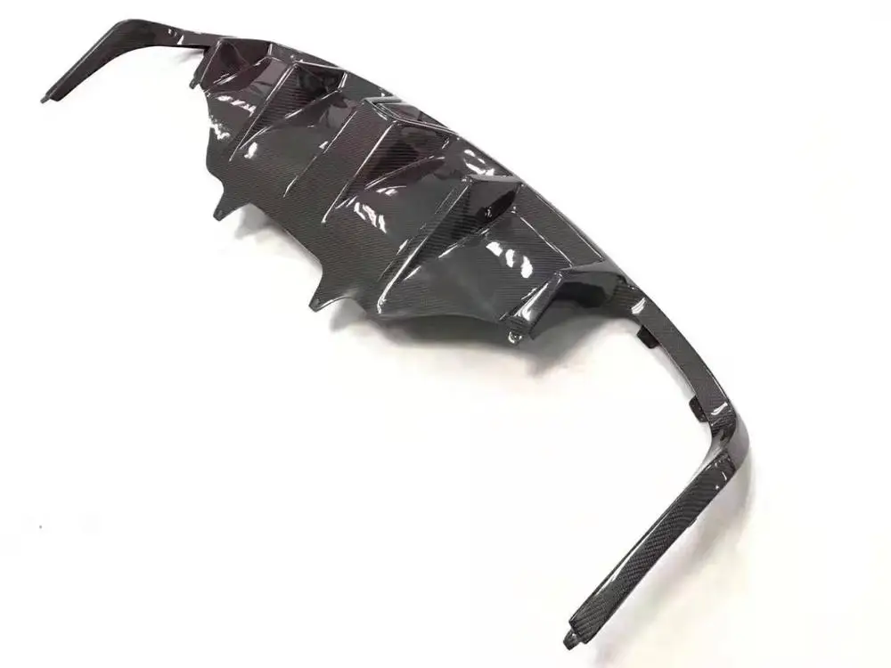 Губа заднего бампера из углеродного волокна автомобильный диффузор