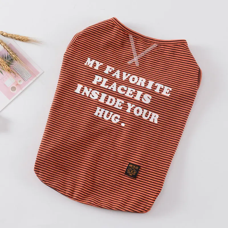 Полосатая одежда для домашних животных классический костюм собак наряд