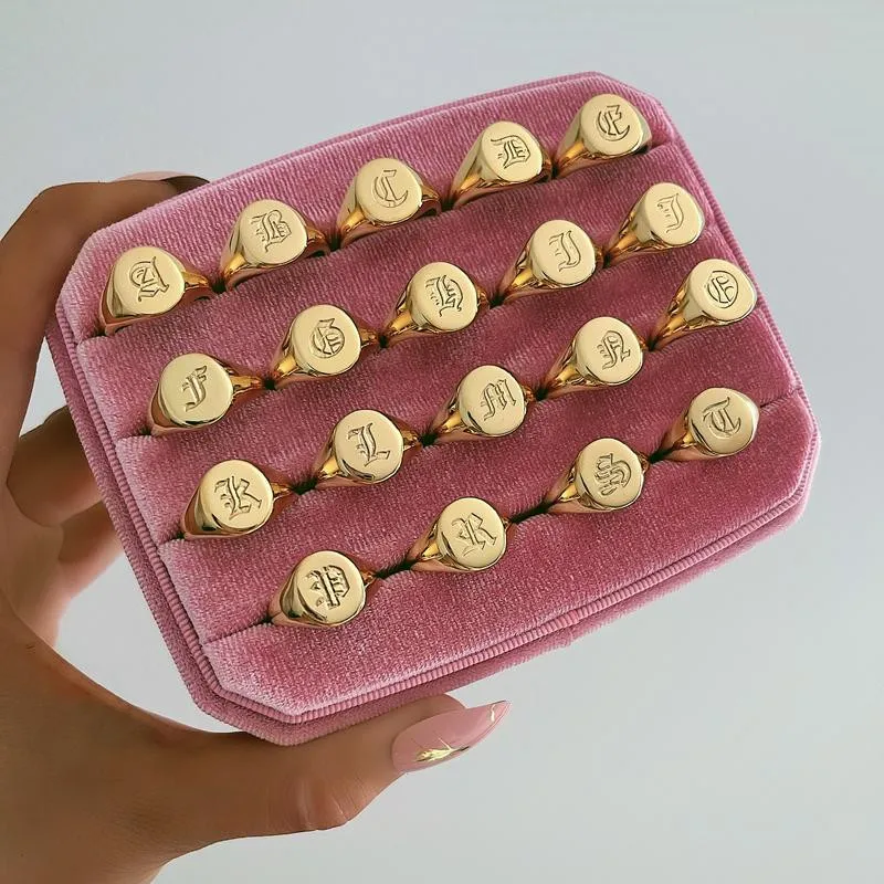 Оригинальные кольца из нержавеющей стали с надписью &quotСтарый Английский&quot