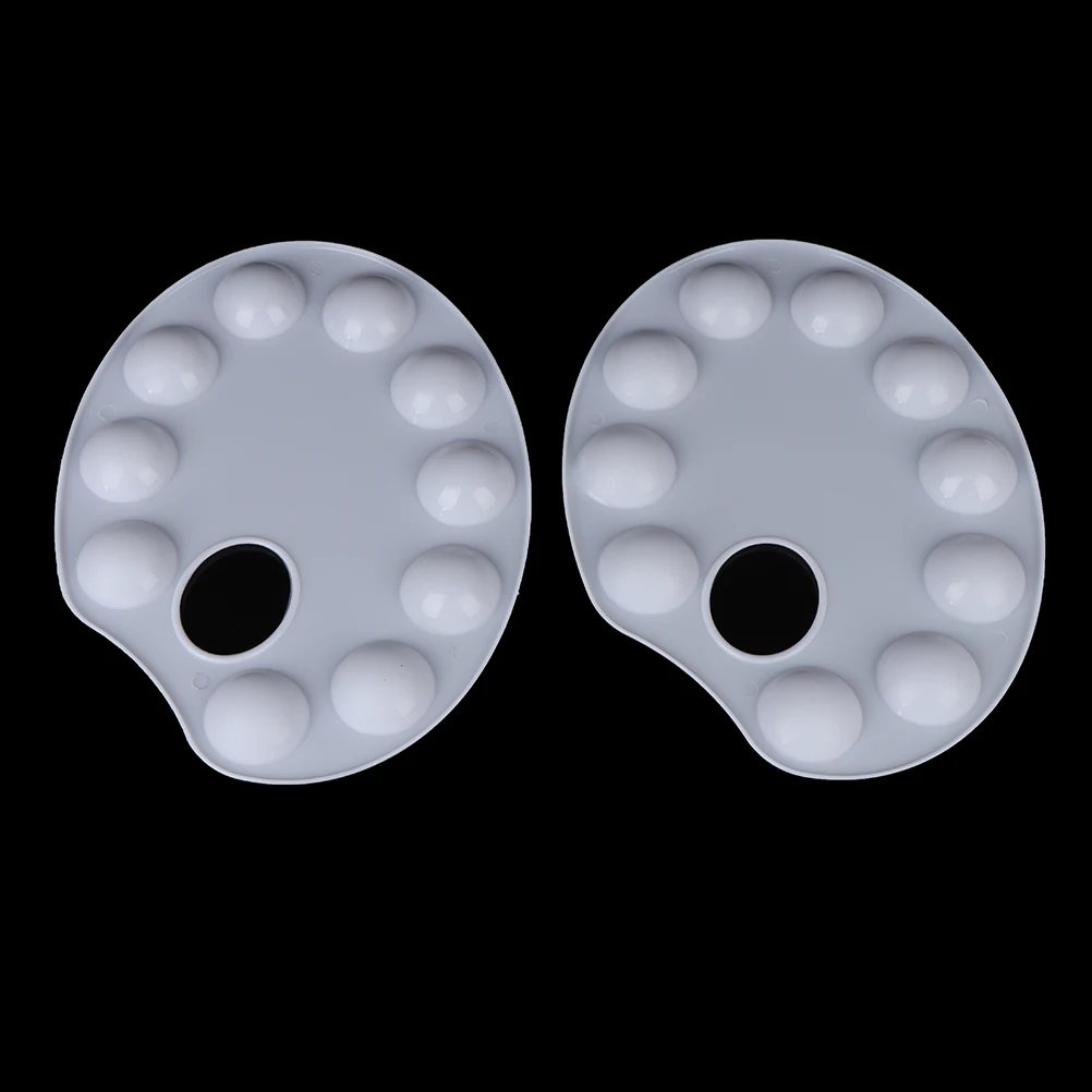 

Комплект из 2 предметов, белая Цвет палитры художника для детей студентов художественные промыслы, Цвет смешивания лоток переносная живопи...