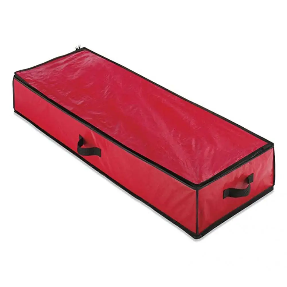 

Практичный многофункциональный ящик для хранения с защитой от разрывов, красный Штабелируемый ящик для хранения