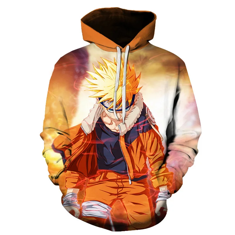 Uzumaki Наруто 3D изображение печати Повседневная Толстовка картинки толстовки для