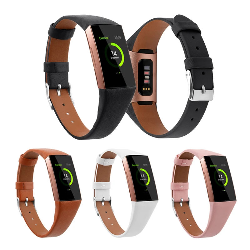 

Кожаный ремешок для Fitbit charge 4 3, сменный спортивный ремешок для часов Fitbit charge 3 /3 SE, умный Браслет, аксессуары correa
