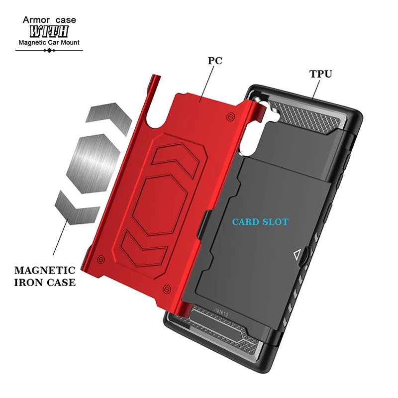 Противоударный чехол для samsung Galaxy Note 8 9 10 плюс S10 S9 S8 S10E телефона A5 A6 A7 A8 A9 2018 J4 J6