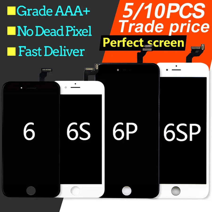 

5 шт./10 шт./лот для iphone 6S lcd 6 Plus 6s Plus, сменный сенсорный экран 3D Touch 6splus 6Sp для iphone 6, ЖК-дисплей