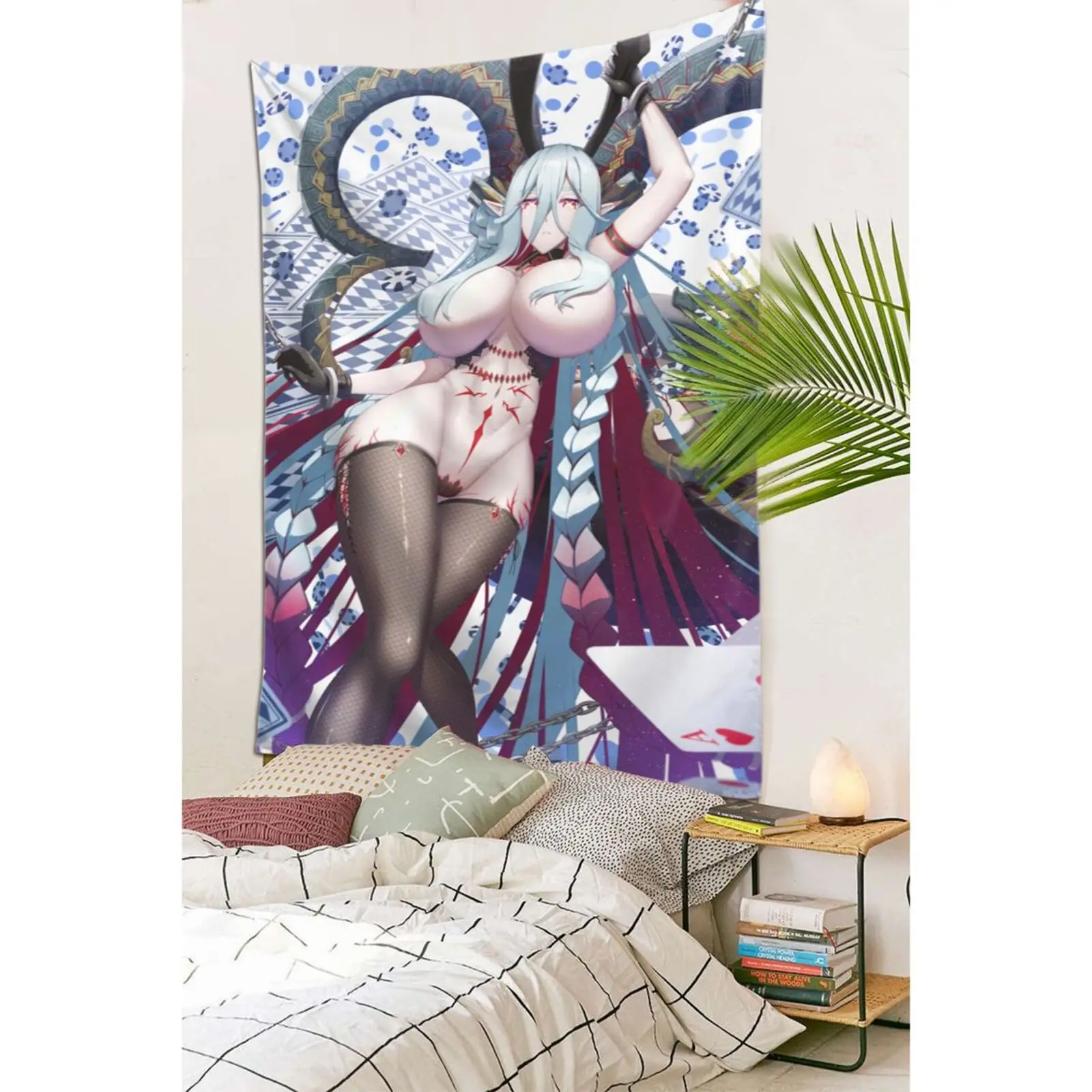 Обои с изображением Аниме Девушки гобелены карты Hentai настенные японский постер