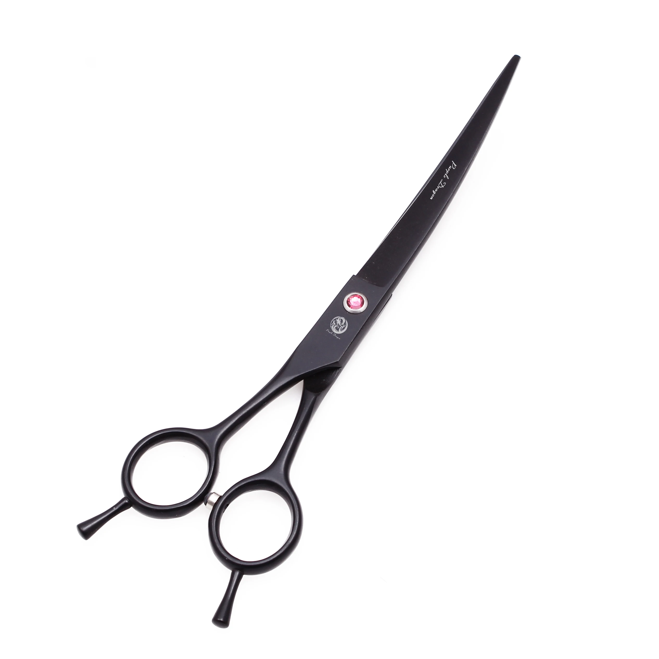 Левосторонние ножницы для ухода за домашними животными 7 &quotфиолетовый дракон