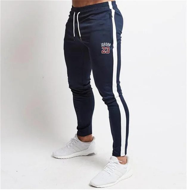 pants 7 Спортивные штаны для бега, мужские тонкие однотонные брюки кэжуал, цветные спортивные штаны для тренировок, хлопковая спортивная одежда, осенние мужские спортивные штаны для фитнеса и кроссфита - Цвет: pants 7