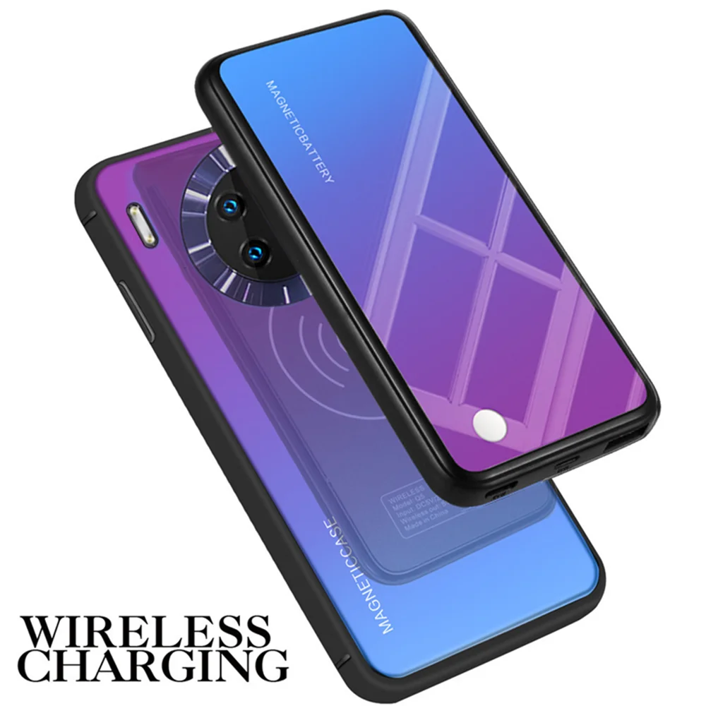 Чехол для беспроводного зарядного устройства Huawei Mate 30 Pro 5000 мАч Магнитный чехол