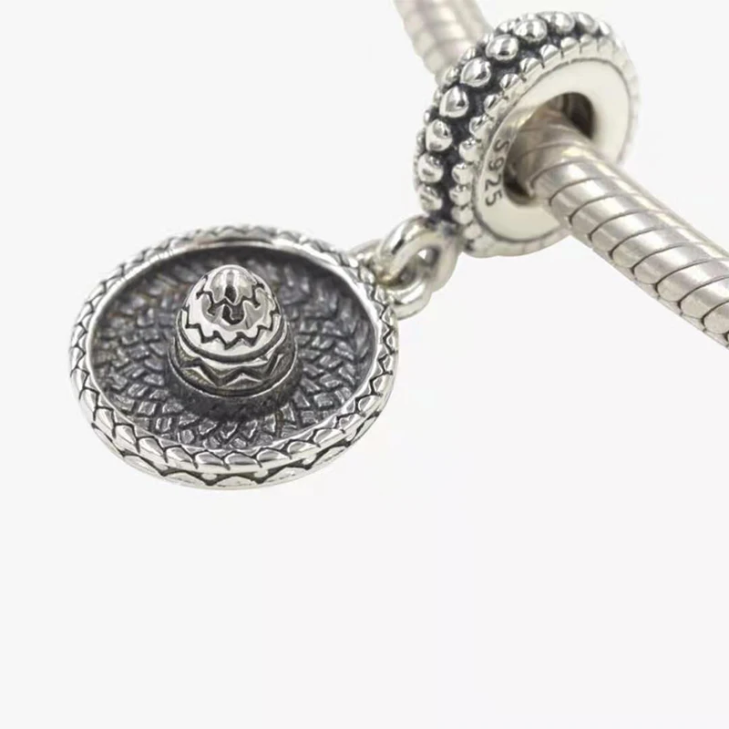 

Toy Series Dangle Charms for Bracelet Necklace Pendant Jewellery Gift for Women Man Real 925 Sterling Silver Vintage Cap Beads