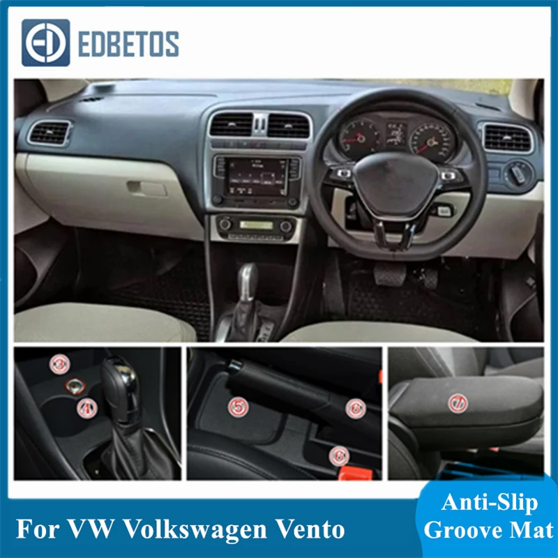Автомобильный коврик гаджет для Volkswagen Vento аксессуары салона VW гелевые прокладки