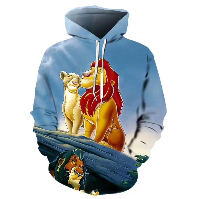 HOWL LOFTY хит продаж повседневные 3D толстовки/свитшоты/рубашки с принтом Король Лев