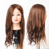 hot sale dummy manequin cosmetology mannequin heads 90 human hair training mannequin head with human hair
