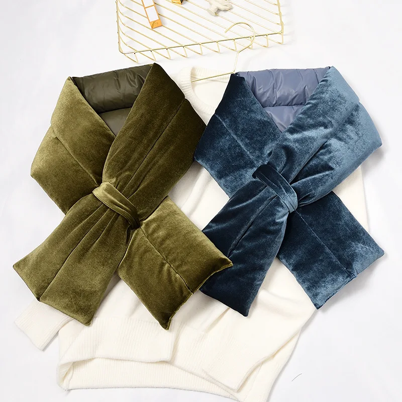 Элегантные шарфы с бантом рыбий хвост для женщин и девушек винтажные милые