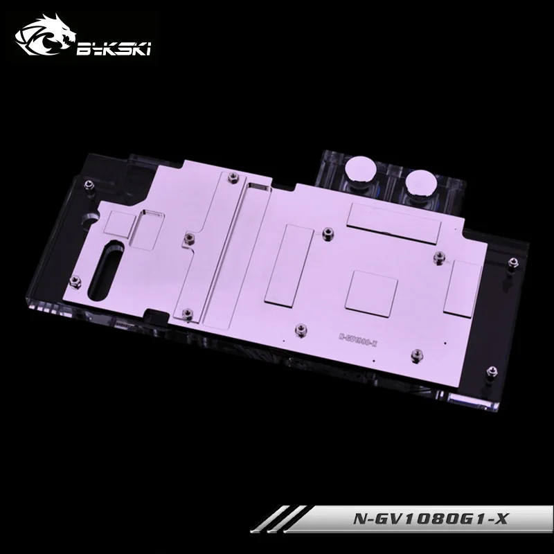 Водяной блок Bykski с полным покрытием для GIGABYTE GTX 1080 1070 1060 игровой кулер 6G GPU 12 В 4