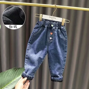 Baby Girls Jeans Denim Pants For Girls Elastic Waist Kids Jeans spring Autumn Novelty Clothes For Infant Girls Trousers 