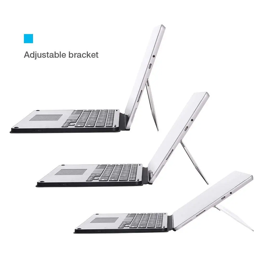 Для Microsoft Surface Go 10 дюймовая клавиатура Bluetooth беспроводная алюминиевая сплав США