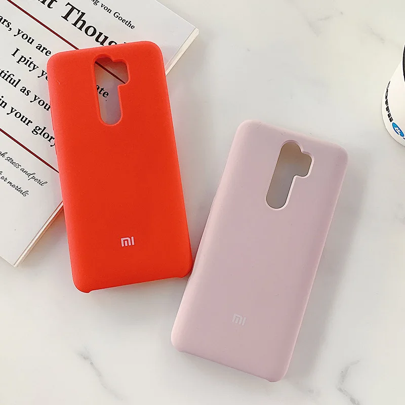 Оригинальный силиконовый чехол Redmi Note 8 Pro мягкий на ощупь шелковистый защитный